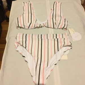 ADORABLE STRIPED BIKINI